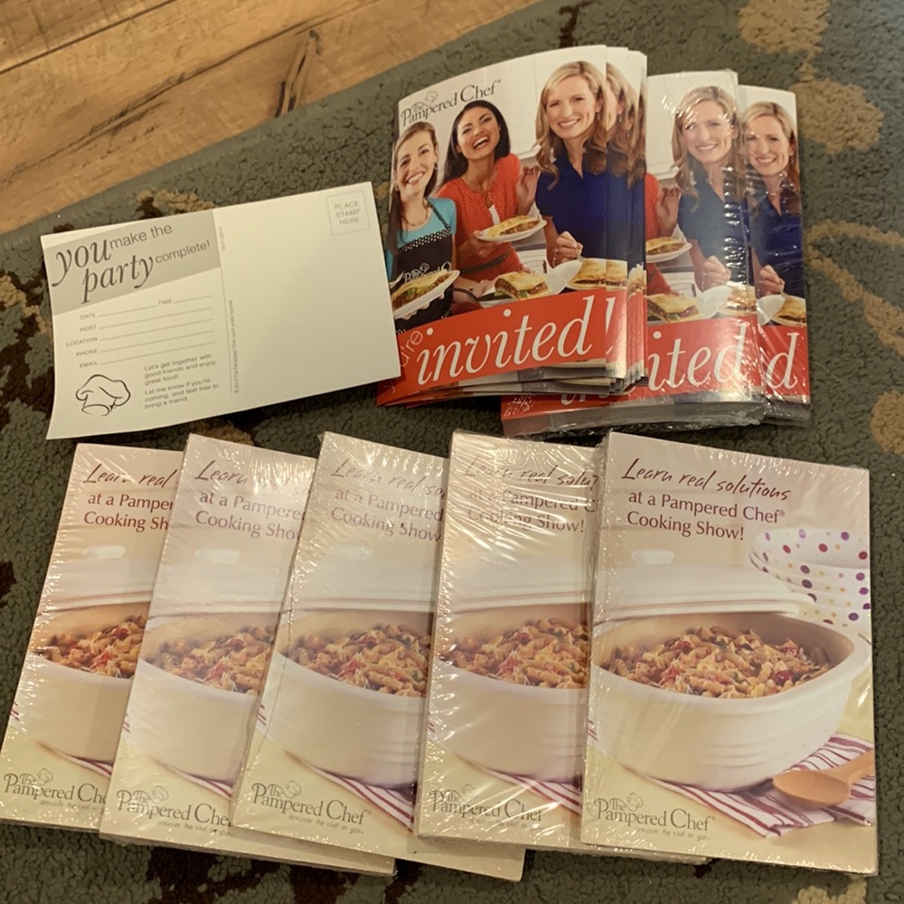 Pampered chef party invites